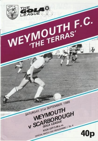 Weymouth v Scarborough 21-Sep-1985