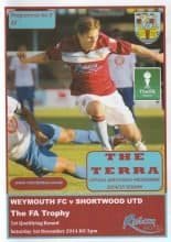 Weymouth v Shortwood United 01-Nov-2014