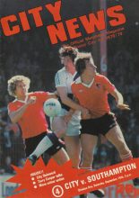 Bristol City v Southampton 16-Sep-1978