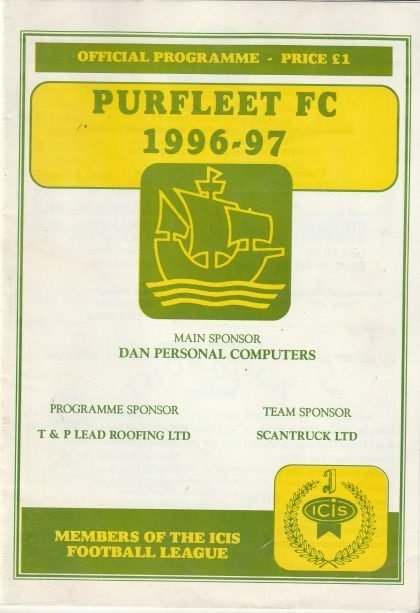 Purfleet v Southend United 21-Jul-1997