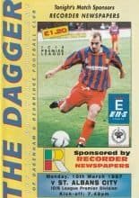 Dagenham & Redbridge v St Albans  City 10-Mar-1997