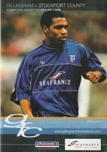 Gillingham v Stockport County 29-Jan-2002