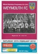 Weymouth v Stourbridge 25-Feb-2012