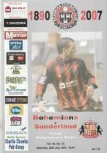 Bohemians Dublin v Sunderland 28-Jul-2007