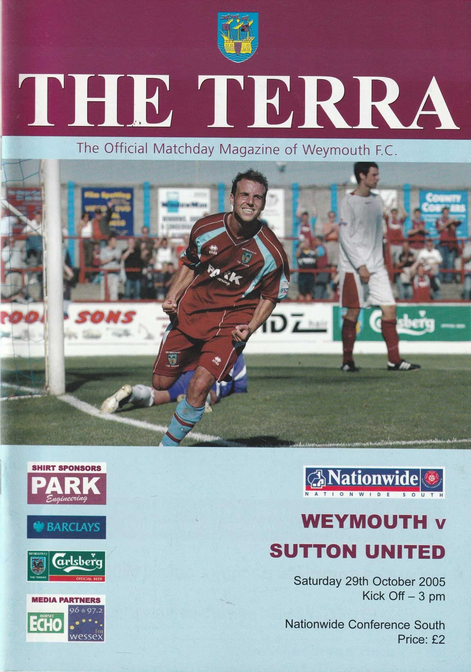 Weymouth v Sutton United 29-Oct-2005