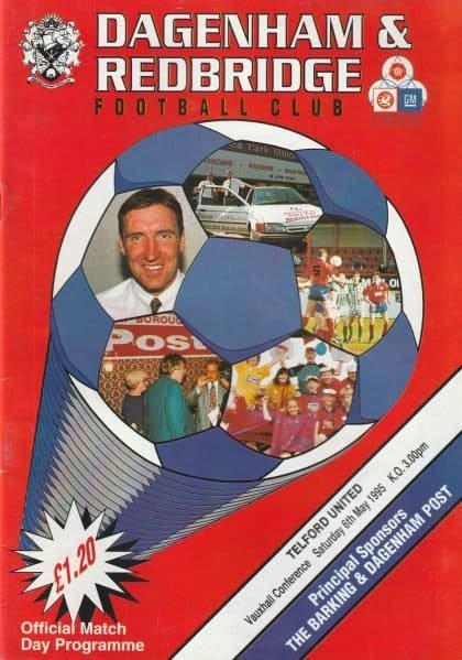 Dagenham & Redbridge v Telford United 06-May-1995