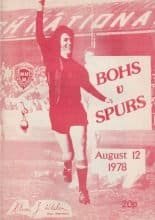 Bohemians Dublin v Tottenham Hotspur 12-Aug-1978