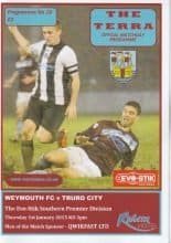 Weymouth v Truro City 01-Jan-2015