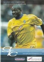 Gillingham v Watford 18-Nov-2001