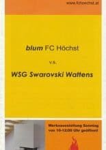 FC Höchst v WSG Swarovski Wattens