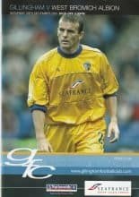 Gillingham v West Bromwich Albion 29-Dec-2001