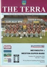 Weymouth v Weston-Super-Mare  27-Sep-2005