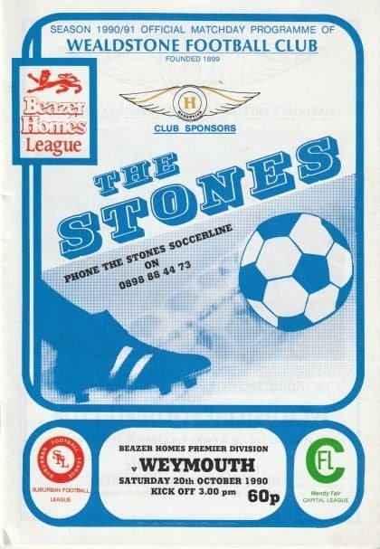 Wealdstone v Weymouth 20-Oct-1990