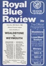 Wealdstone v Weymouth 29-Mar-1980
