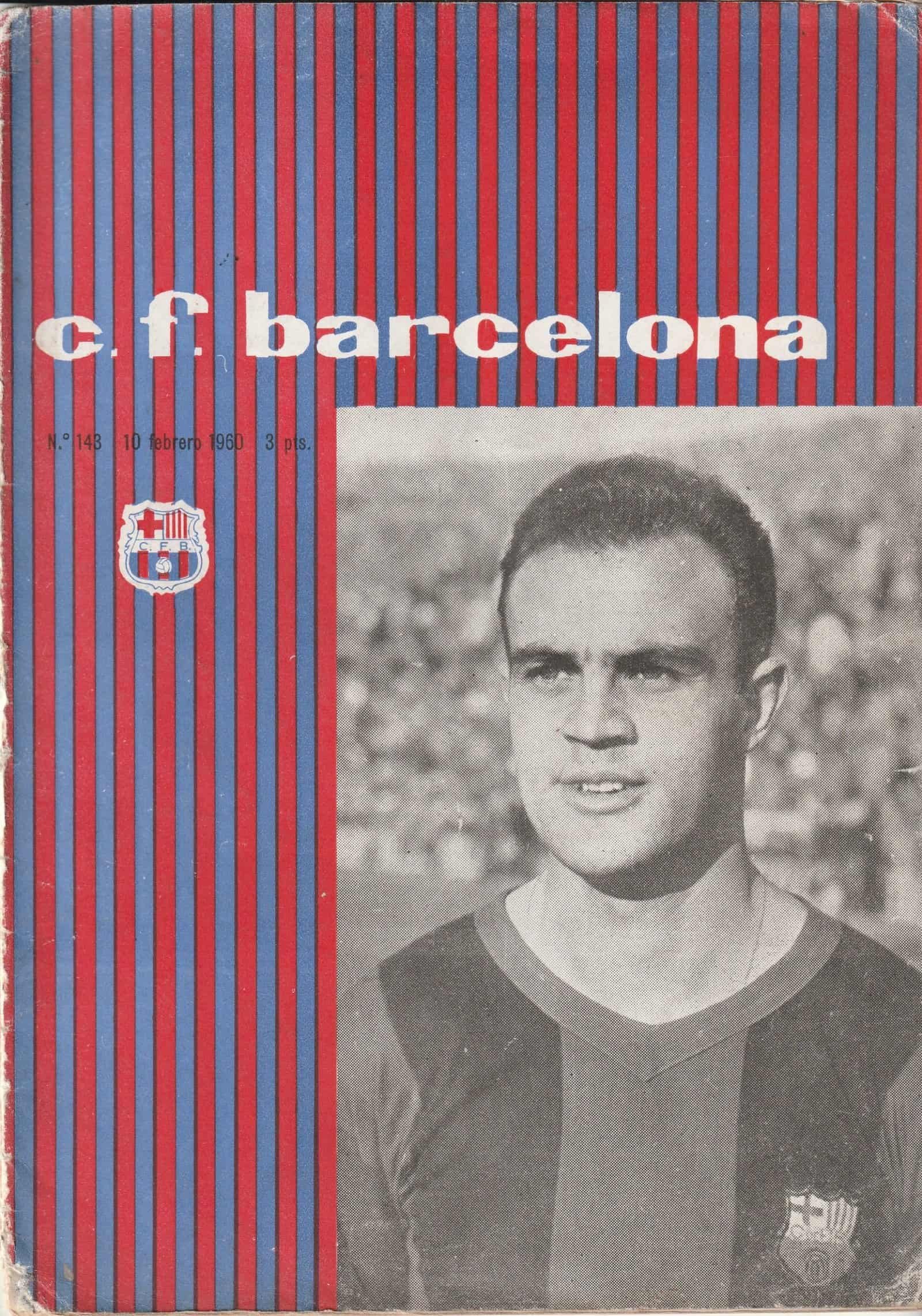 Barcelona v Wolverhampton Wanderers 10-Feb-1960