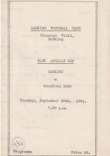 Barking v Woodford Town 26-Sep-1961