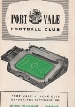 Port Vale v York City 16-Sep-1968