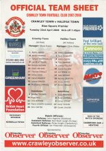Crawley Town v Halifax Town 22-Apr-2018