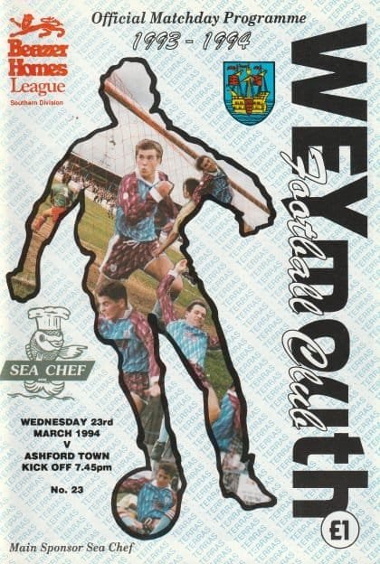 Weymouth v Ashford Town 23-Mar-1994