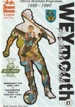 Weymouth v Buckingham Town 27-Apr-1994