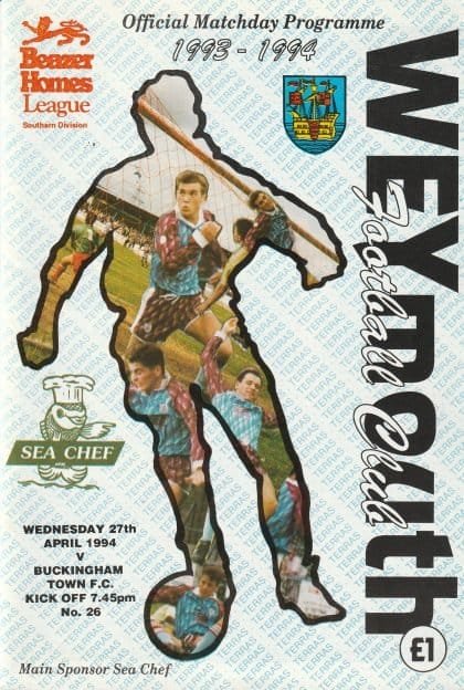 Weymouth v Buckingham Town 27-Apr-1994