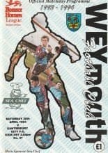 Weymouth v Canterbury City 30-Apr-1994