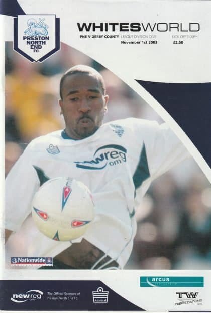 Preston North End v Derby County 01-Nov-2003