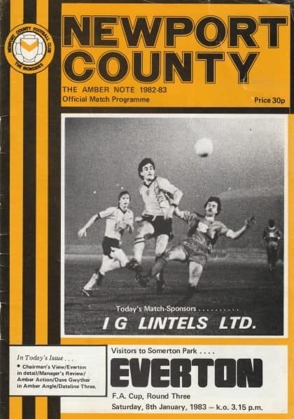 Newport County v Everton 08-Jan-1983