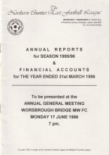 Northern Counties East Football Annual Report & Financial Accounts 1995-96