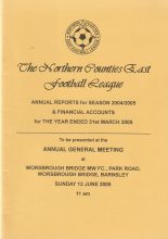 Northern Counties East Football Annual Report & Financial Accounts 2004/05
