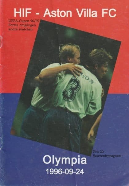 Helsingborgs v Aston Villa 24-Sep-1996