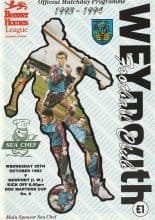 Weymouth v Newport IOW 20-Oct-1993