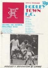Horley Town v Uxbridge 27-Mar-1982