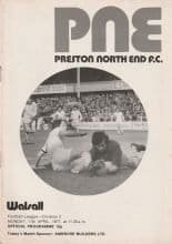 Preston North End v Walsall 11-Apr-1977