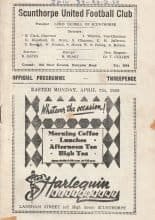 Scunthorpe United v Wrexham 07-Apr-1958
