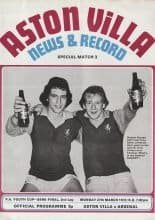 Aston Villa Youth v Arsenal Youth 27-Mar-1972