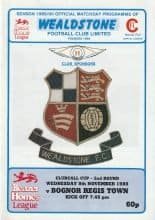 Wealdstone v Bognor Regis Town 08-Nov-1989