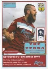 Weymouth v Braintree Town 25-Oct-2014
