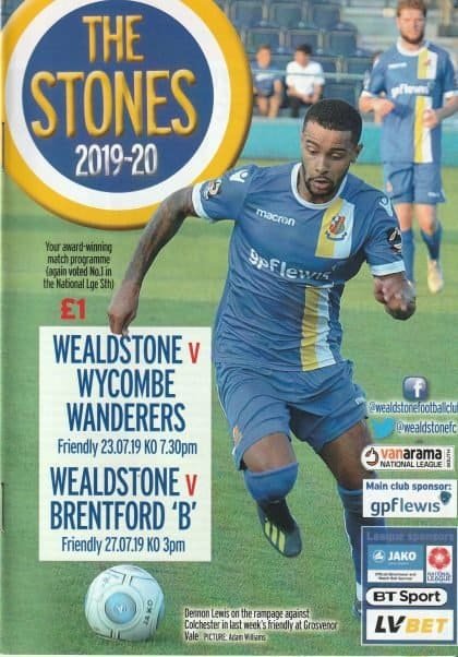 Wealdstone v Wycombe Wanderers 23-Jul-2019