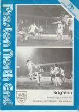 Preston North End v Brighton & Hove Albion 10-Feb-1979
