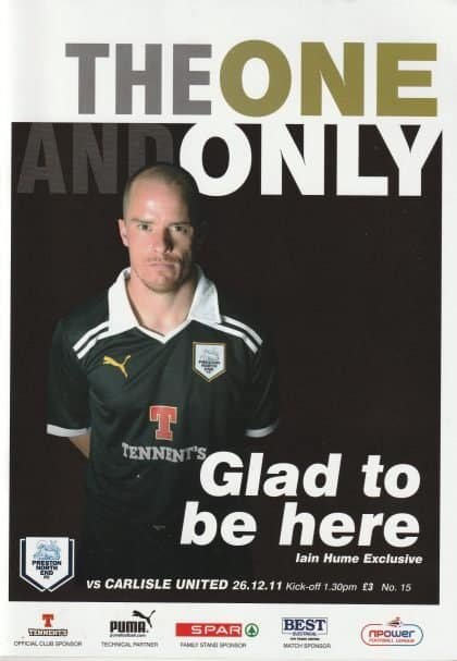 Preston North End v Carlisle United 26-Dec-2011