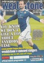 Wealdstone v Concord Rovers 01-May-2013