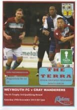 Weymouth v Cray Wanderers 29-Nov-2014