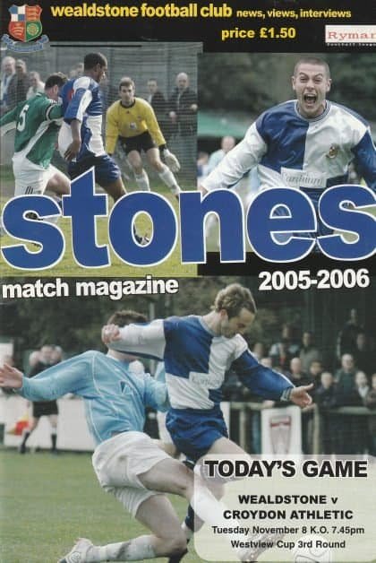 Wealdstone v Croydon Athletic 08-Nov-2005