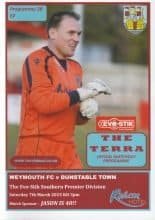 Weymouth v Dunstable Town 07-Mar-2015