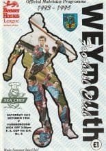 Weymouth v Farnborough Town 23-Oct-1993