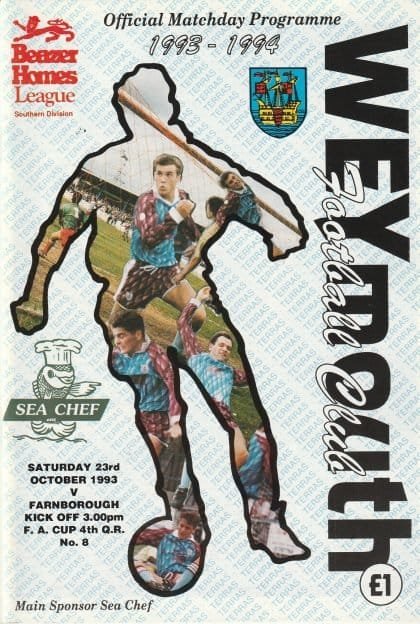 Weymouth v Farnborough Town 23-Oct-1993