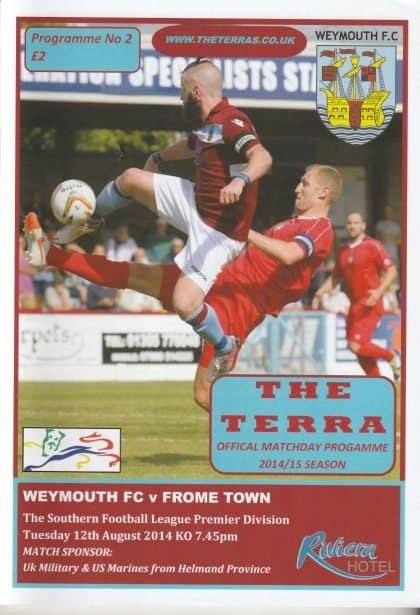 Weymouth v Frome Town 12-Aug-2014