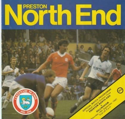 Preston North End v Gillingham 19-Sep-1981