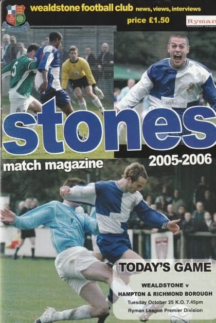 Wealdstone v Hampton & Richmond Borough 25-Oct-2005